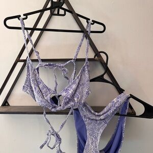 No Boundaries Lavender Bikini Set
